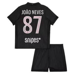Paris Saint-Germain Joao Neves 87 Fjerde trøye Barn Jordan 2025/2026