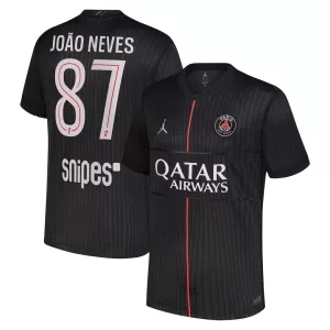 Paris Saint-Germain Joao Neves 87 Fjerde trøye Jordan 2025/2026