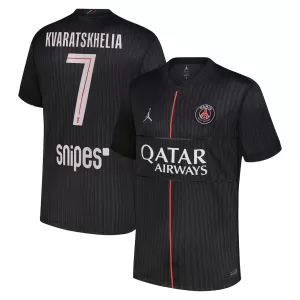 Paris Saint-Germain Kvaratskhelia 7 Fjerde trøye Jordan 2025/2026
