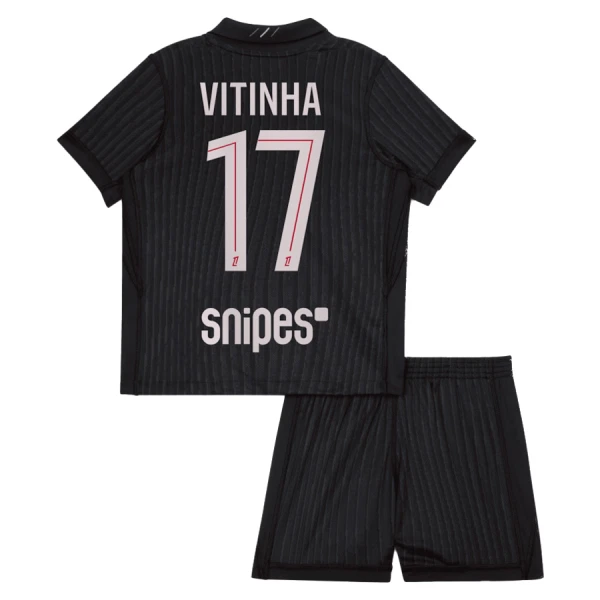 Paris Saint-Germain Vitinha 17 Fjerde trøye Barn Jordan 2025/2026