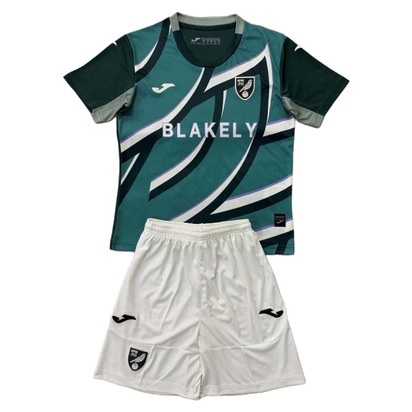 Norwich City Bortetrøye Barn 2025/2026
