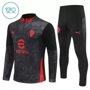 AC Milan Trenings Collegegenser Set Barn 2025/2026 Svart