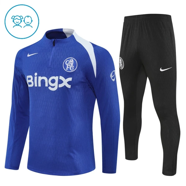 Chelsea Trenings Collegegenser Set Barn 2025/2026 Blå