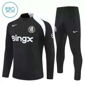 Chelsea Trenings Collegegenser Set Barn 2025/2026 Svart