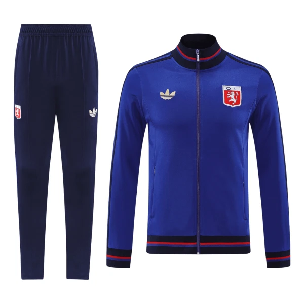 Olympique Lyonnais Treningsjakkedresser 2025/2026 Blå Olympique Lyonnais Treningsjakkedresser 2025/2026 Blå