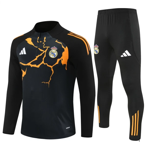 Real Madrid Trenings Collegegenser Set 2025/2026 Svart