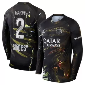 Paris Saint-Germain Achraf Hakimi 2 Night Trøye 2025/2026 Langermet