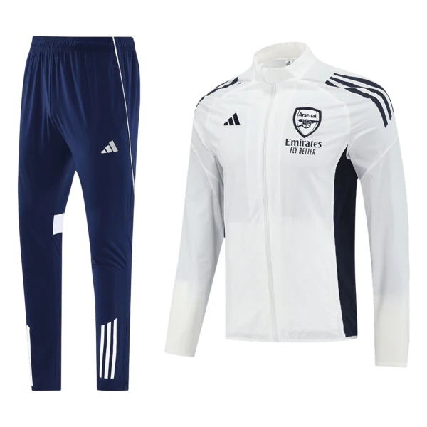 Arsenal Treningsjakkedresser 2025/2026 Hvit Arsenal Treningsjakkedresser 2025/2026 Hvit