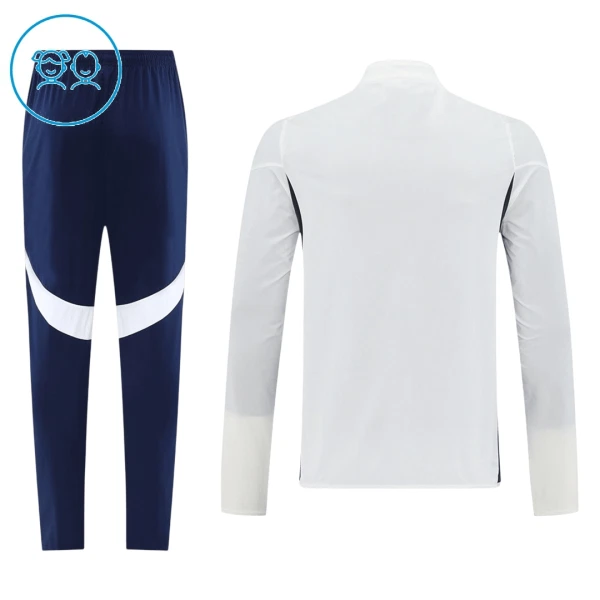 Arsenal Treningsjakkedresser Barn 2025/2026 Hvit