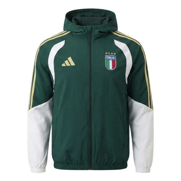Italia Trenings Hettejakke 2026/2027 Grønn