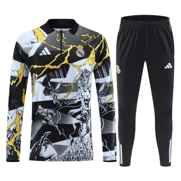 Real Madrid Marvel Trenings Collegegenser Set 2026/2027 Svart