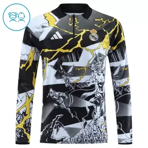 Real Madrid Marvel Trenings Collegegenser Set Barn 2026/2027 Svart