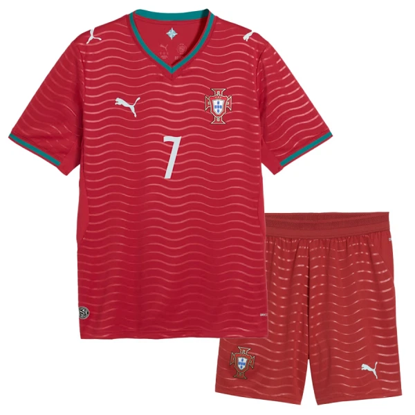 Portugal Cristiano Ronaldo 7 Hjemmetrøye Barn VM 2026
