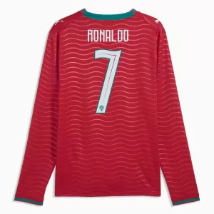 Portugal Cristiano Ronaldo 7 Hjemmetrøye VM 2026 Langermet
