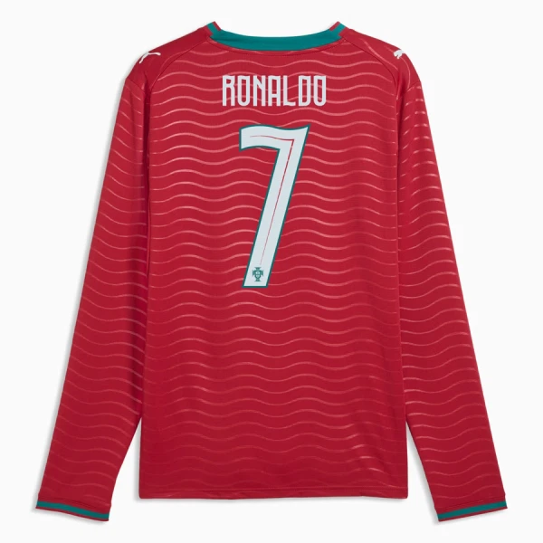 Portugal Cristiano Ronaldo 7 Hjemmetrøye VM 2026 Langermet Portugal Cristiano Ronaldo 7 Hjemmetrøye VM 2026 Langermet