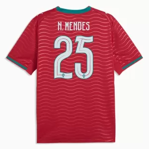 Portugal Nuno Mendes 25 Hjemmetrøye VM 2026