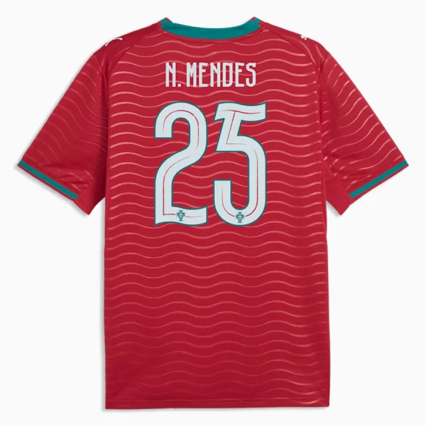 Portugal Nuno Mendes 25 Hjemmetrøye VM 2026