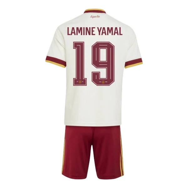 Spania Lamine Yamal 19 Bortetrøye Barn VM 2026