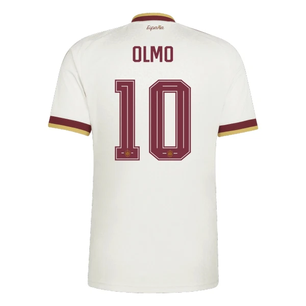 Spania Olmo 10 Bortetrøye VM 2026 Spania Olmo 10 Bortetrøye VM 2026