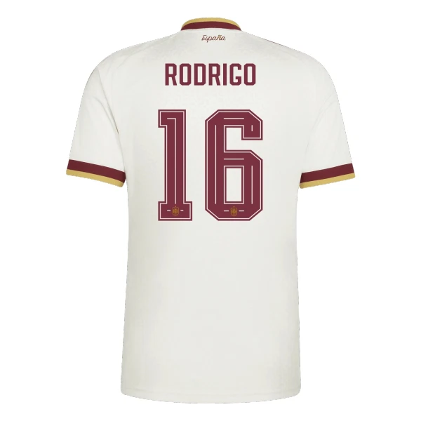 Spania Rodrigo Hernández 16 Bortetrøye VM 2026 Spania Rodrigo Hernández 16 Bortetrøye VM 2026