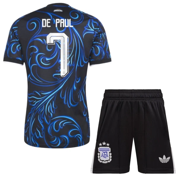 Argentina Rodrigo de Paul 7 Bortetrøye Barn VM 2026