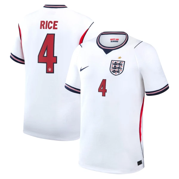 England Declan Rice 4 Hjemmetrøye VM 2026