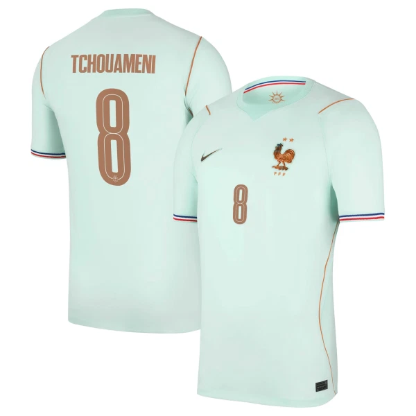 Frankrike Aurélien Tchouaméni 8 Bortetrøye VM 2026