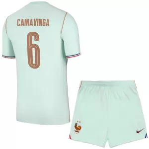Frankrike Eduardo Camavinga 6 Bortetrøye Barn VM 2026