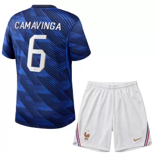 Frankrike Eduardo Camavinga 6 Hjemmetrøye Barn VM 2026