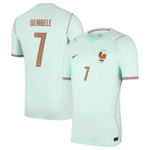 Frankrike Ousmane Dembélé 7 Bortetrøye VM 2026