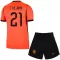 Nederland Frenkie de Jong 21 Hjemmetrøye Barn VM 2026