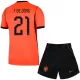 Nederland Frenkie de Jong 21 Hjemmetrøye Barn VM 2026 Nederland Frenkie de Jong 21 Hjemmetrøye Barn VM 2026
