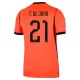 Nederland Frenkie de Jong 21 Hjemmetrøye VM 2026 Nederland Frenkie de Jong 21 Hjemmetrøye VM 2026