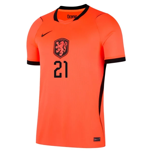 Nederland Frenkie de Jong 21 Hjemmetrøye VM 2026