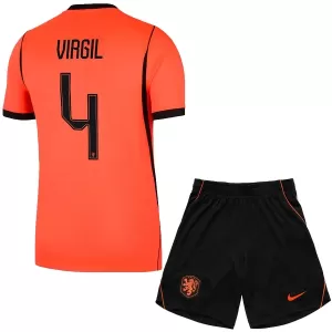 Nederland Virgil van Dijk 4 Hjemmetrøye Barn VM 2026