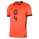 Nederland Virgil van Dijk 4 Hjemmetrøye Barn VM 2026