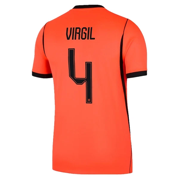Nederland Virgil van Dijk 4 Hjemmetrøye Barn VM 2026