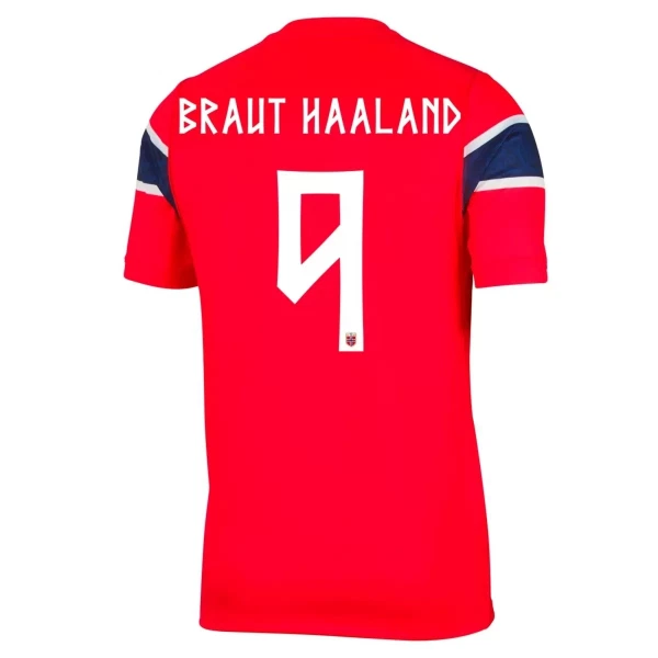 Norge Erling Haaland 9 Hjemmetrøye Barn VM 2026