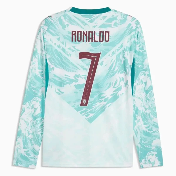 Portugal Cristiano Ronaldo 7 Bortetrøye VM 2026 Langermet Portugal Cristiano Ronaldo 7 Bortetrøye VM 2026 Langermet