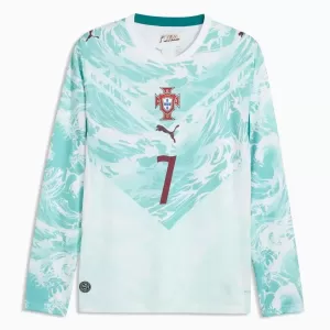 Portugal Cristiano Ronaldo 7 Bortetrøye VM 2026 Langermet