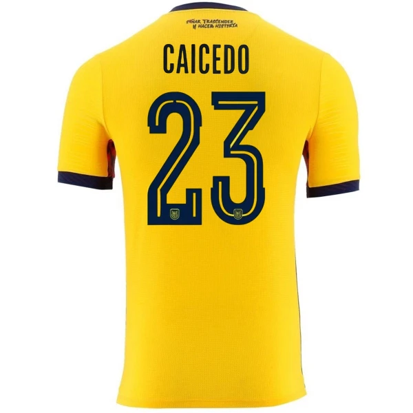 Ecuador Caicedo 23 Hjemmetrøye VM 2026