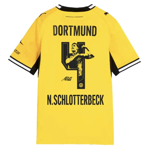 Borussia Dortmund N. Schlotterbeck 4 Hjemmetrøye 2026/2027 Spesiell Borussia Dortmund N. Schlotterbeck 4 Hjemmetrøye 2026/2027 Spesiell