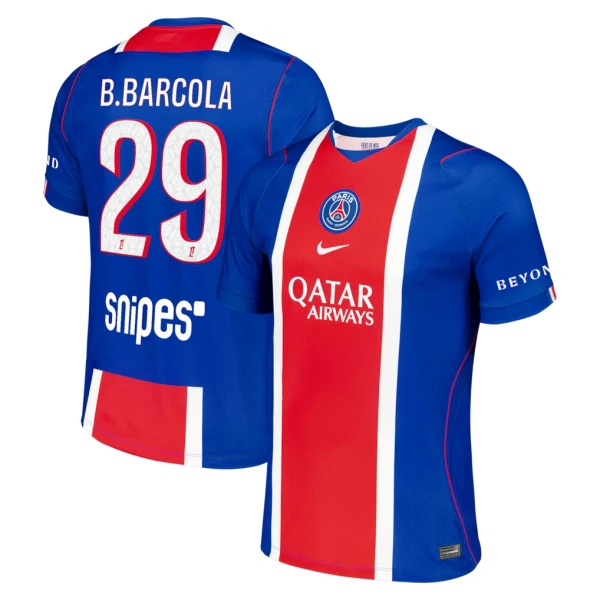 Paris Saint-Germain Bradley Barcola 29 Hjemmetrøye 2026/2027