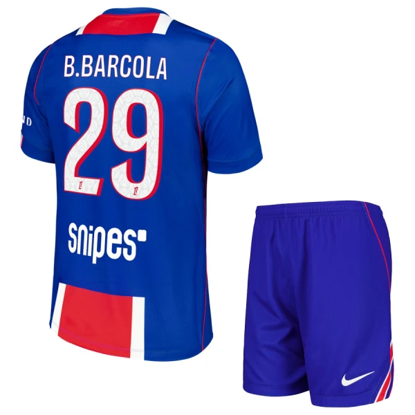 Paris Saint-Germain Bradley Barcola 29 Hjemmetrøye Barn 2026/2027