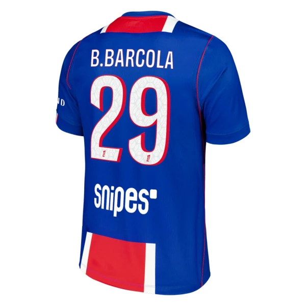 Paris Saint-Germain Bradley Barcola 29 Hjemmetrøye Barn 2026/2027