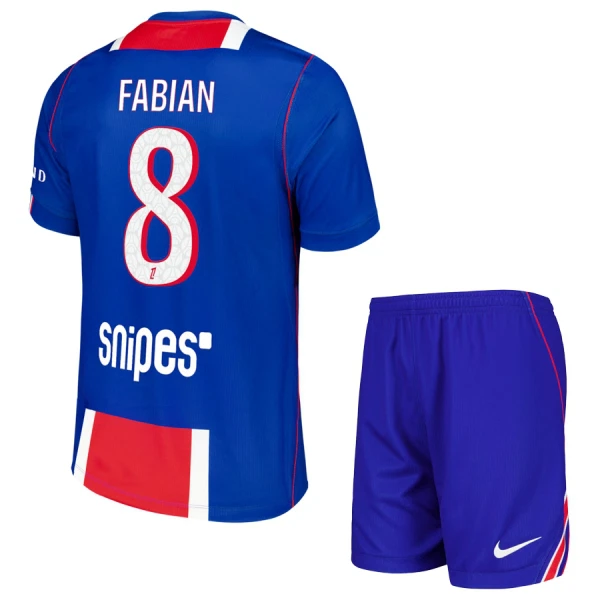 Paris Saint-Germain Fabian 8 Hjemmetrøye Barn 2026/2027 Paris Saint-Germain Fabian 8 Hjemmetrøye Barn 2026/2027
