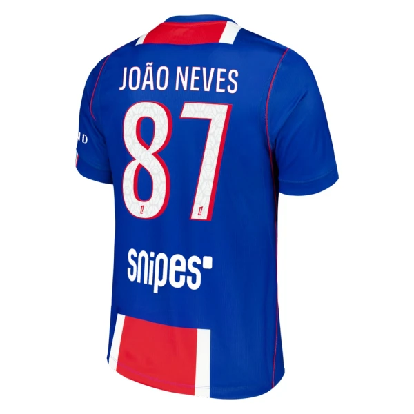 Paris Saint-Germain Joao Neves 87 Hjemmetrøye 2026/2027