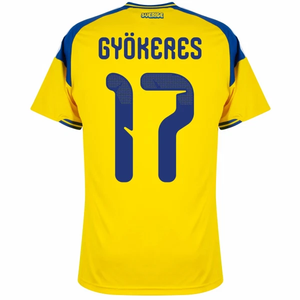 Sverige Gyokeres 17 Hjemmetrøye VM 2026