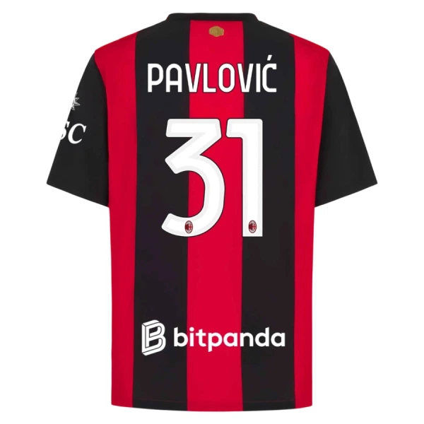 AC Milan Pavlovic 31 Hjemmetrøye 2026/2027
