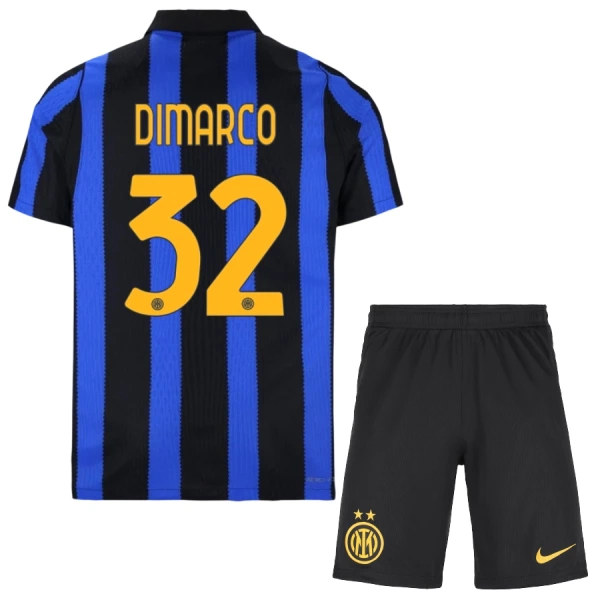 Inter Milan Dimarco 32 Hjemmetrøye Barn 2026/2027